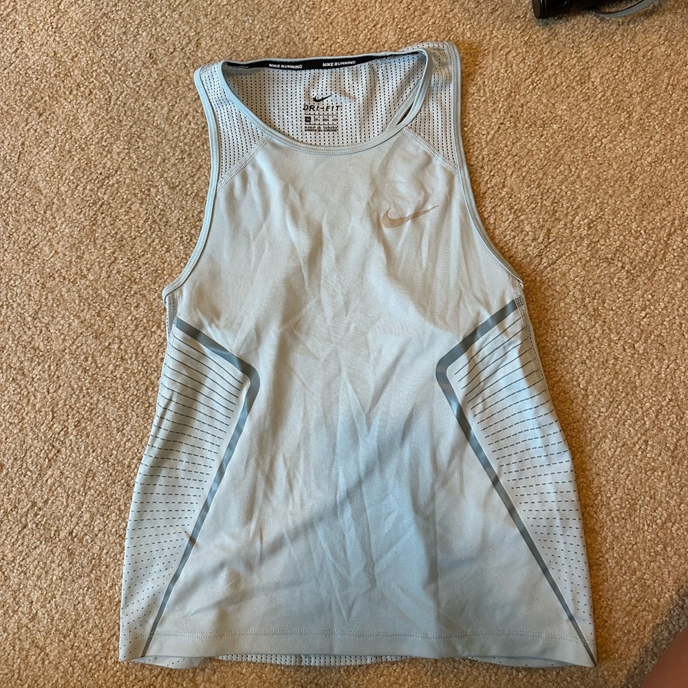Nike Dri-FIT Sky Blue Running Tank